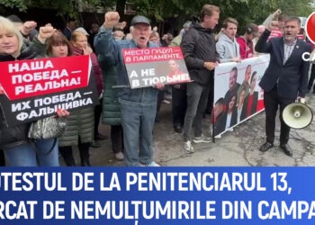 Protestul de la Penitenciarul 13, marcat de nemulțumirile din campanie