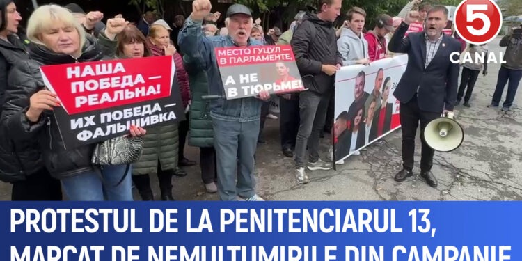 Protestul de la Penitenciarul 13, marcat de nemulțumirile din campanie