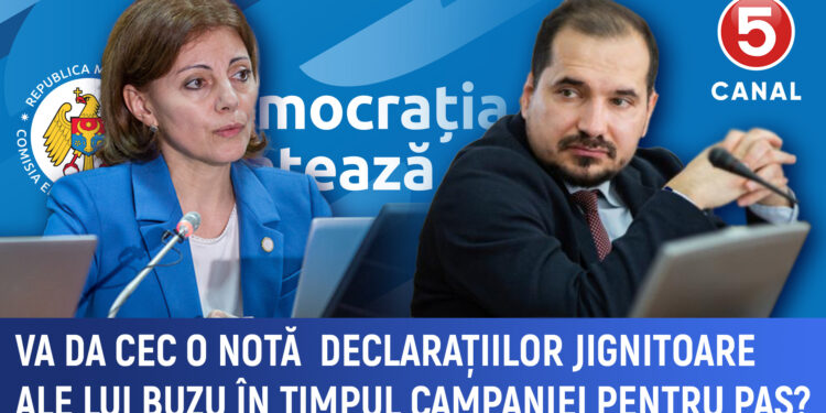 Va emite CEC o reacție oficială la declarațiile jignitoare ale ministrului Buzu în timpul campaniei pentru PAS?