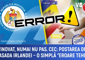 Alt vinovat, numai nu PAS. CEC despre postarea de la Ambasada Irlandei – o simplă ”eroare tehnică”