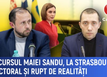Discursul Maiei Sandu, la Strasbourg – electoral si rupt de realitate