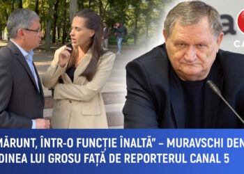 „Om mărunt” – Muravschi denunță atitudinea lui Grosu față de reporterul CANAL 5