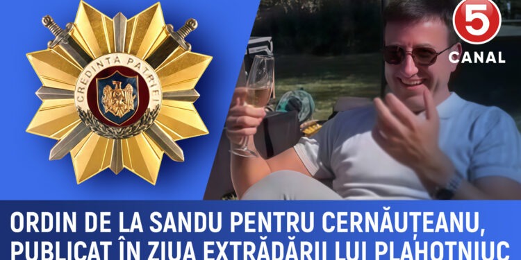 Ordin de la Sandu pentru Cernăuțeanu, publicat în ziua extrădării lui Plahotniuc