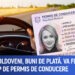 Șoferii moldoveni, buni de plată. Va fi introdus un nou tip de permis de conducere