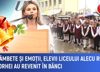 Elevii liceului „Alecu Russo” din Orhei au revenit la școală cu emoții și zâmbete