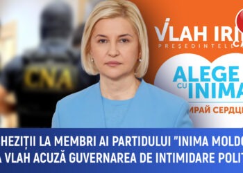Percheziții la membri ai Partidului Inima Moldovei Irina Vlah acuză guvernarea de intimidare politic