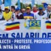 În loc de lecții proteste Profesorii români anunță că intră în grevă