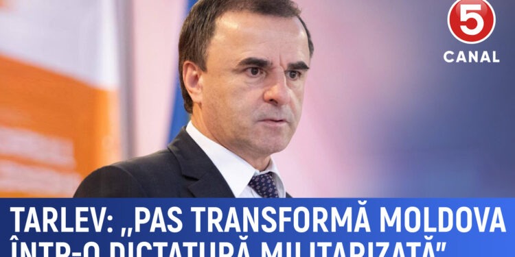 Tarlev: PAS transformă Moldova într-o dictatură militarizată