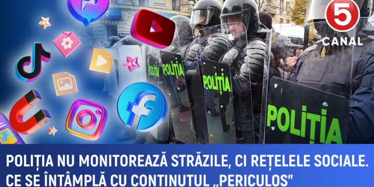 Poliția nu monitorizează străzile, ci rețelele sociale. Сe se întâmplă cu conținutul „periculos”