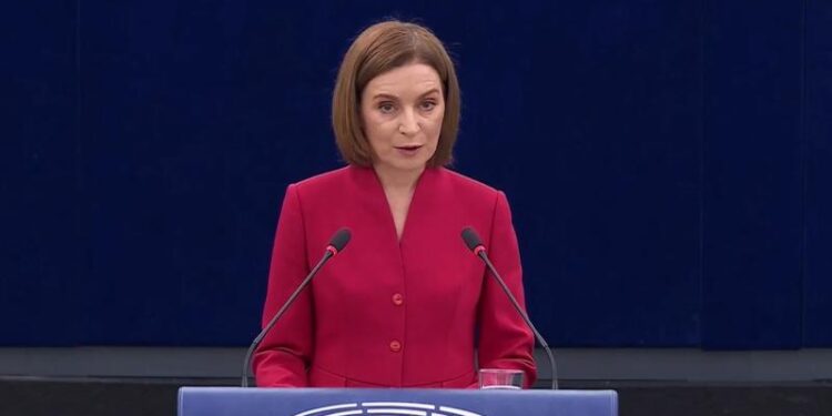 „Toate problemele vin de la Kremlin”. Maia Sandu a vorbit în Parlamentul European |VIDEO
