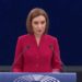 „Toate problemele vin de la Kremlin”. Maia Sandu a vorbit în Parlamentul European |VIDEO