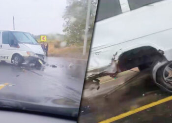 Accident la Peresecina: microbuz și autobuz implicate, fără victime