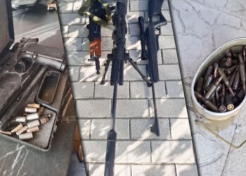 Arsenal descoperit la Cimișlia: arme, muniții și obiecte similare unei mine antitanc