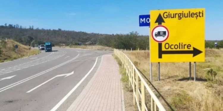 Atenție, șoferi de tonaj mare: circulație restricționată în zona Vulcănești