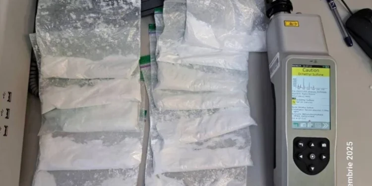 Tentativă de trafic cu substanțe psihotrope, dejucată la Palanca