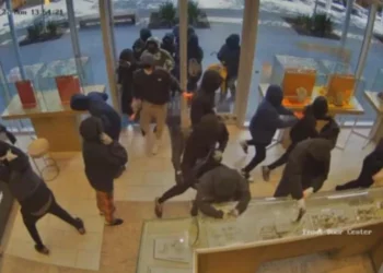 Jaf armat de un milion de dolari într-un magazin din California