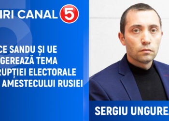 Sergiu Ungureanu: De ce Sandu și UE exagerează tema corupției electorale și a amestecului Rusiei |VIDEO