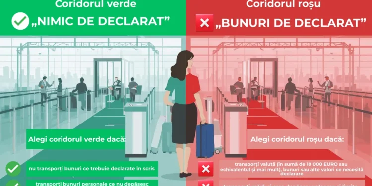 „Serviciul Vamal: reguli pentru traversarea frontierei aeriene în străinătate”