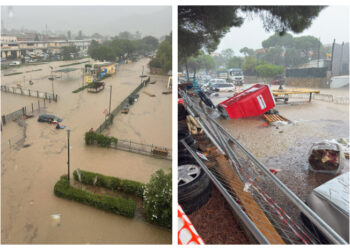 Inundații devastatoare în Italia: Insula Elba izolată, sute de persoane blocate, pagube uriașe