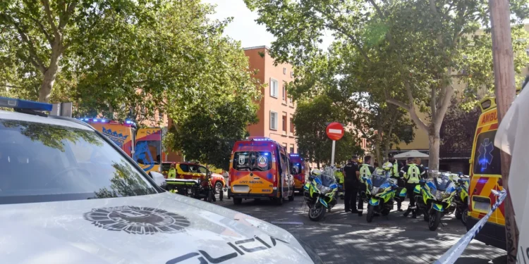 25 de răniți după o explozie într-un bar din Madrid, pereții clădirii s-au făcut bucățele