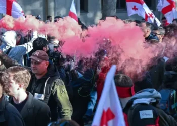 В Тбилиси начались массовые протесты на фоне выборов