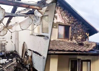 В Кэприяне пожар в частном доме тушили 4 экипажа