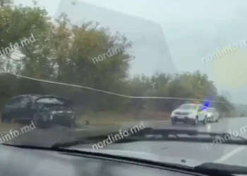 Авария в Сынжерее. Водительница не адаптировала скорость к дорожным условиям