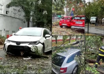 Un ciclon extrem de puternic a lovit România, aducând ploi torențiale și furtuni de cod roșu în sudul țării, dar și ninsori abundente cu viscol în zonele montane