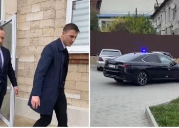 Șeful SIS a fost la Comrat cu girofaruri, pază și 10 ofițeri de securitate