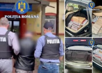 Moldovean prins în Bacău cu 15.000 de pachete de țigări de contrabandă