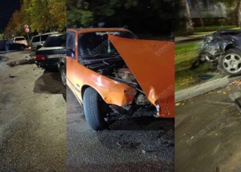 Adolescent fără permis a provocat un carambol în Tiraspol