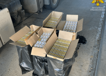 Contrabandă la Sculeni: 2.500 de pachete de țigări ascunse printre semințe