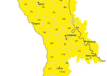 Avertizare meteo: Cod Galben de înghețuri în Republica Moldova
