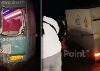 Un microbuz cu pasageri s-a lovit grav cu un camion la Sângerei