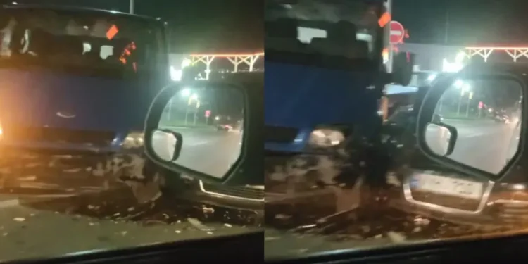 Жесткая авария в Бачой. Одному человеку понадобилась помощь медиков