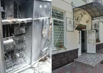 Паника в столичном лицее: Электрический трансформатор охватило пламя