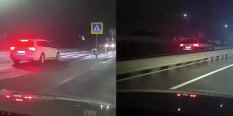 По встречной полосе на скорости. Что грозит водителю Volkswagen, остановленному полицией