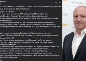 Борис Маркоч призывает Майю Санду и PAS запретить русский язык в государственных учреждениях, прекратить финансирование обучения на русском и демонтировать советские памятники