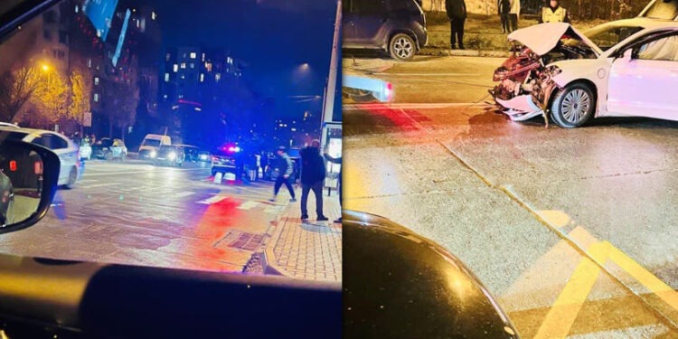 Авария в Кишиневе: пострадала несовершеннолетняя. Виновный водитель был пьян и задержан