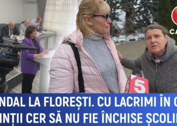 Scandal la Florești: Cu lacrimi în ochi, părinții cer să nu fie închise școlile | VIDEO