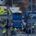 В центре Стокгольма двухэтажный автобус въехал в людей на остановке, есть погибшие
