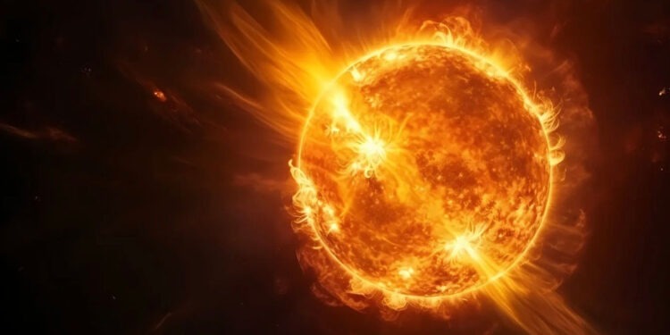 Pe Soare a fost înregistrată o altă erupție puternică