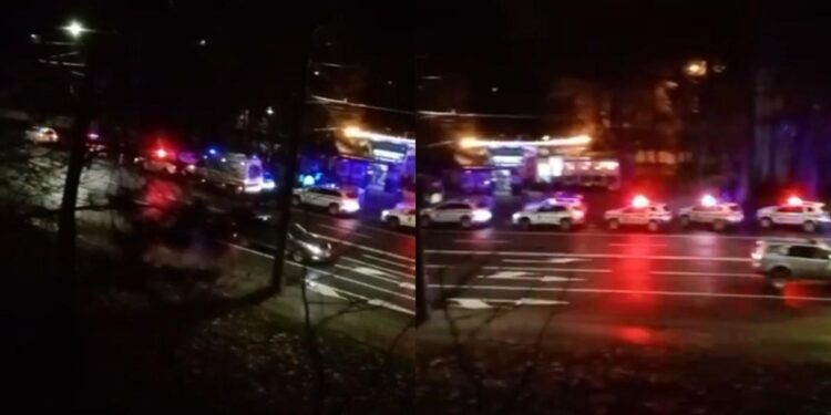 Bătaie în grup, calmată cu focuri de armă în sectorul Buiucani. Individul care a atacat polițiștii a dat bir cu fugiții, alții patru – încătușați