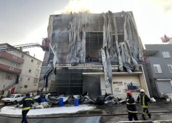 В Турции загорелся склад парфюмерии, шесть человек погибли