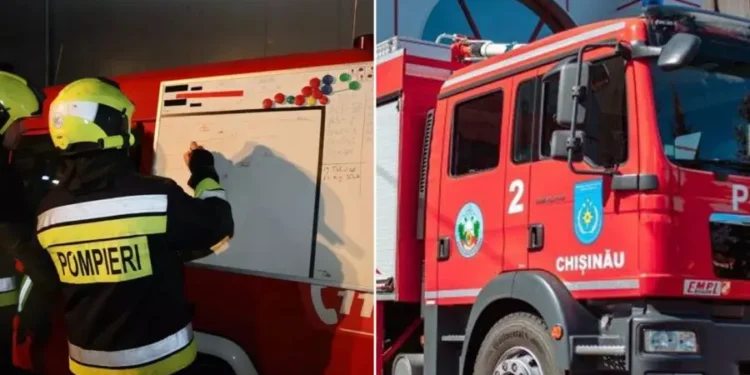 Тактические учения по чрезвычайным ситуациям в Посольстве США в Кишинёве в сотрудничестве с ГИЧС