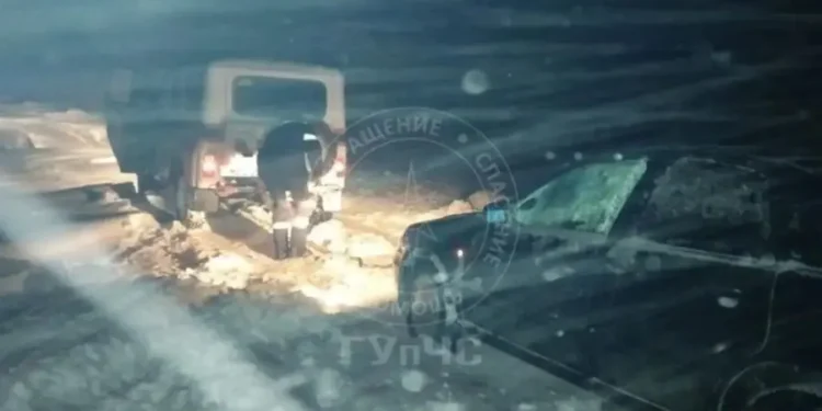 Спасение в снежном плену: в Приднестровье из сугробов эвакуировали семью с пятимесячным младенцем