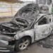 Огненное ЧП в Кагуле: на ходу вспыхнул и почти полностью сгорел автомобиль