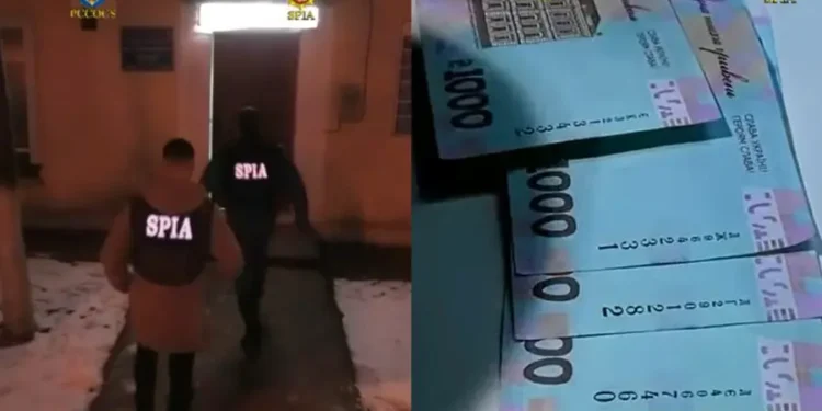 В Кишиневе задержан полицейский из Инспектората сектора Центр за взятку в гривнах