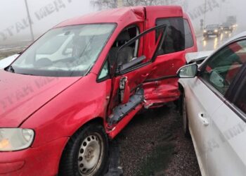 Серьезное ДТП у заправки: один из водителей госпитализирован