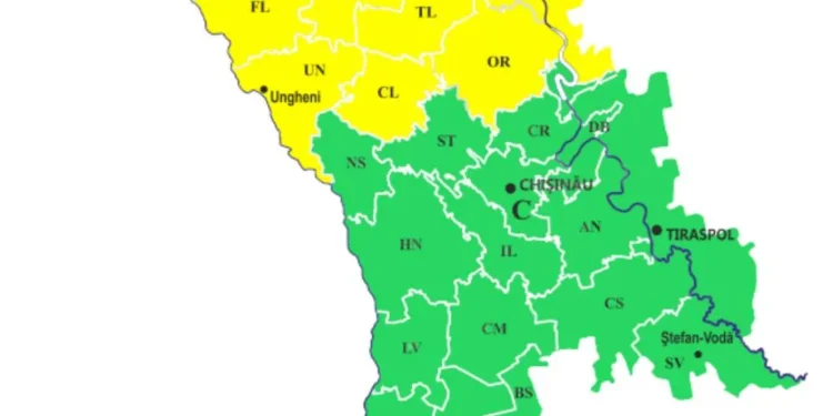 Cod Galben de vreme geroasă în Moldova: temperaturi până la –20°C